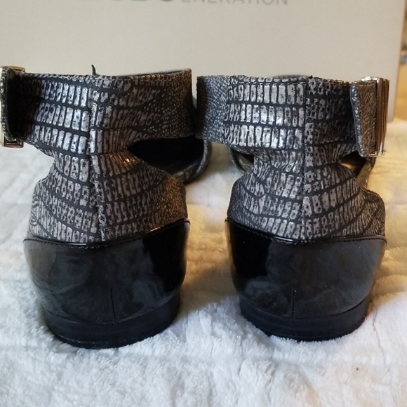 BCBGeneration Tilda Ankle Strap Flats - Leather - Picture 4 of 7